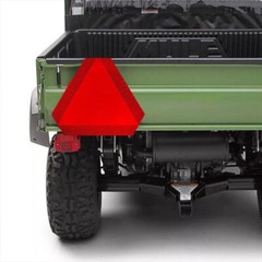 Car Slow Moving Vehicle Sign Reflective Tape Safety Triangle Orange Sticker New