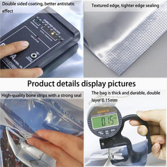 50Pcs 5.9X7.8In/15X20Cm anti Static Bags, Premium Resealable Antistatic Bags for