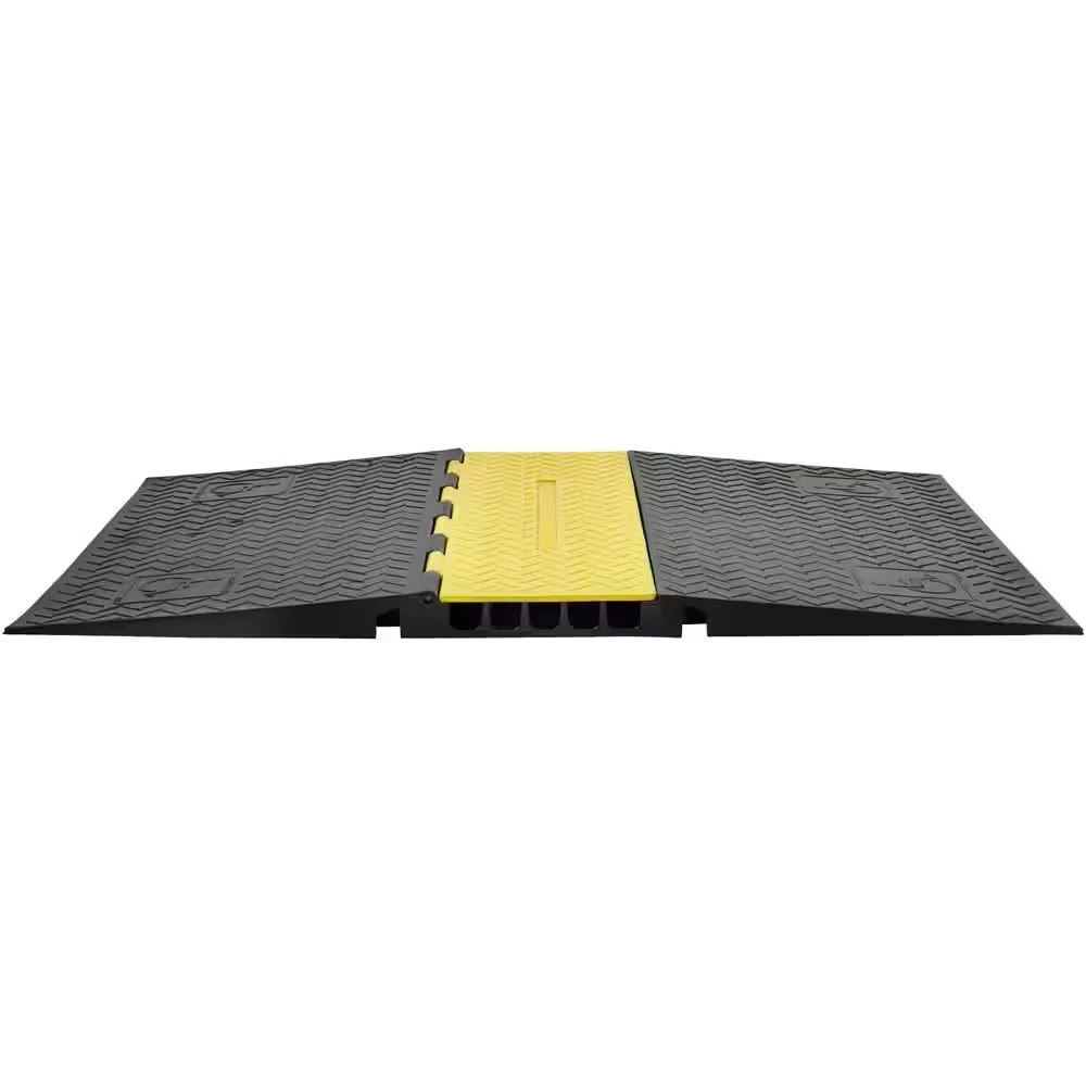 Vevor 45 in. x 31.5 in. 22000 lbs. Load 5-Channel Cable Cord Protector Ramp
