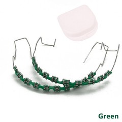 Fake Braces For Teeth Temporary False Fake Brackets Metal Wires Bracket