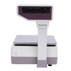 LCD Display Electronic Price Computing Scale w/ Thermal Label Printer 0.44-66lbs