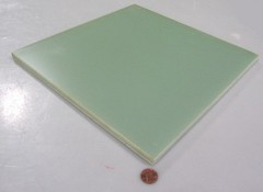 Micarta Phenolic G10FR4 Sheet .500″ (1/2″) Thick x 12″ x 12″