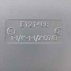 3 New Emerson Industrial 1.25″ to 1.5″ E121488 Metal Conduit Body Covers