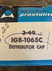 Prestolite Cap NOS IGB-1065c