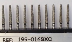 Diamond Burs 50×199-856-016sXC extra course 1.6 mm Diameter 10mm Cutting 1116.10