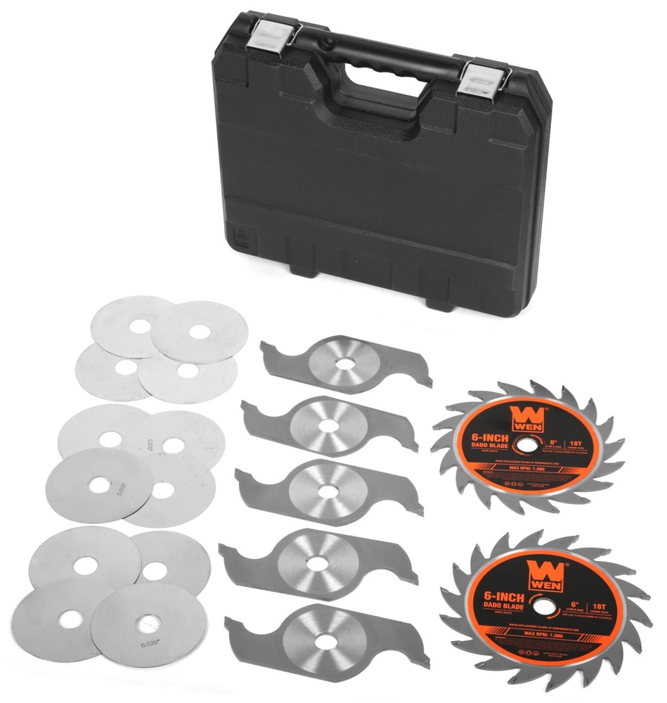 6-In 18-Tooth Carbide-Tipped Stacked Dado Blade Set for 8.25 and 10-In Table Saw