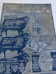 Vintage Metal Printing PlatesBEEF BUTCHER ADVERTISING NEWSPAPER PLATE