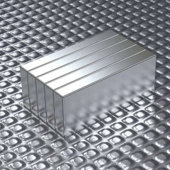 1-100Pcs Magnet N45 Rectangle Strong Block Bar Fridge Rare Earth Neodymium 25mm