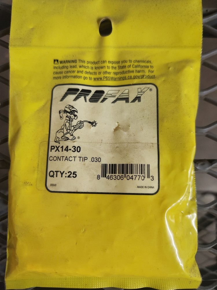 PROFAX PX14-30 CONTACT TIP .030″ (KP14-30), 25 PACK