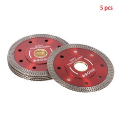 5Pcs 4″ Dry Wet Diamond Porcelain Saw Blades Ceramic Cutting Disc Wheels Thin