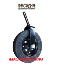 ROTARY CUTTER BUSH HOG TAIL WHEEL ASSEMBLY WITH 1-1/4″ SHAFT HD W/ BUSHING HUB