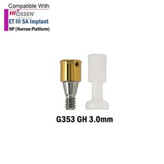 Dental Locator Abutment Anchor for HIOSSEN ET II/III SA Fixture M 3.5mm Platform