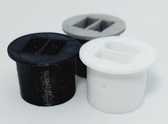 Power Pole Dual Connector Panel Mount Bare or w/ 30A/45A Terminals & Dust Cover
