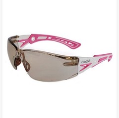 2 Packs/Pair Bolle Safety SMALL 40249 Rush+ Small Glasses Anti Fog/Scratch