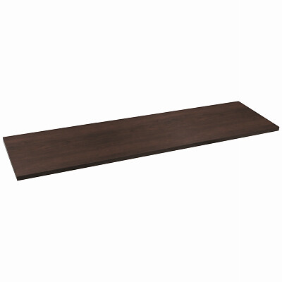 Shelf Board, 200 lb, 5-Shelf, 24 in L, 12 in W, Particleboard Espresso