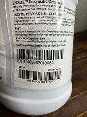 ASP Enzol Enzymatic Detergent 1 Gallon Medical Instrument Presoak Cleaner