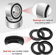 Wheel Bearings Seals Front for Honda Foreman 500 400 450 Rincon 650 680 Rubicon