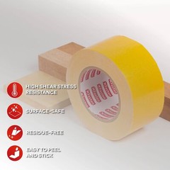 XFasten Double Sided Woodworking Tape, 1-Inch by 36-Yards, 3-Pack – Double Fa…