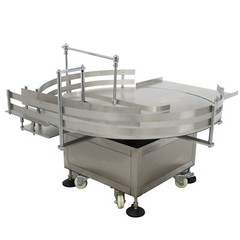 Bottles Accumulation Table39.3″ Dia. Bottle Turn Rotary Sorter w/Wheel 30.7″ H