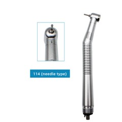 Dental Fiber Optic E-generator LED High Speed Handpiece Push Turbine 4 HOLES