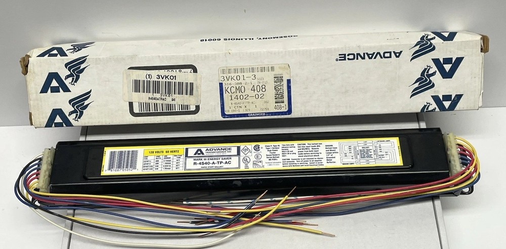 Advance R4S40ATPAC Rapid Start Ballast 120V 60Hz R-4S40-A-TP-AC