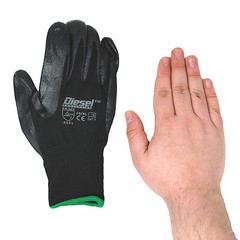 General Purpose Synthetic Coated Palm Auto Construction Gardening Gloves 12 Pair