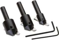 Set of 3 PCS Fly Cutter for Metal Facing On Milling Lathe HSS Bit tools