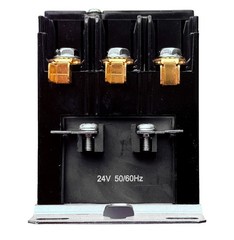 CORALVOLT 3-Pole 40A Definite Purpose HVAC Contactor 24V Coil