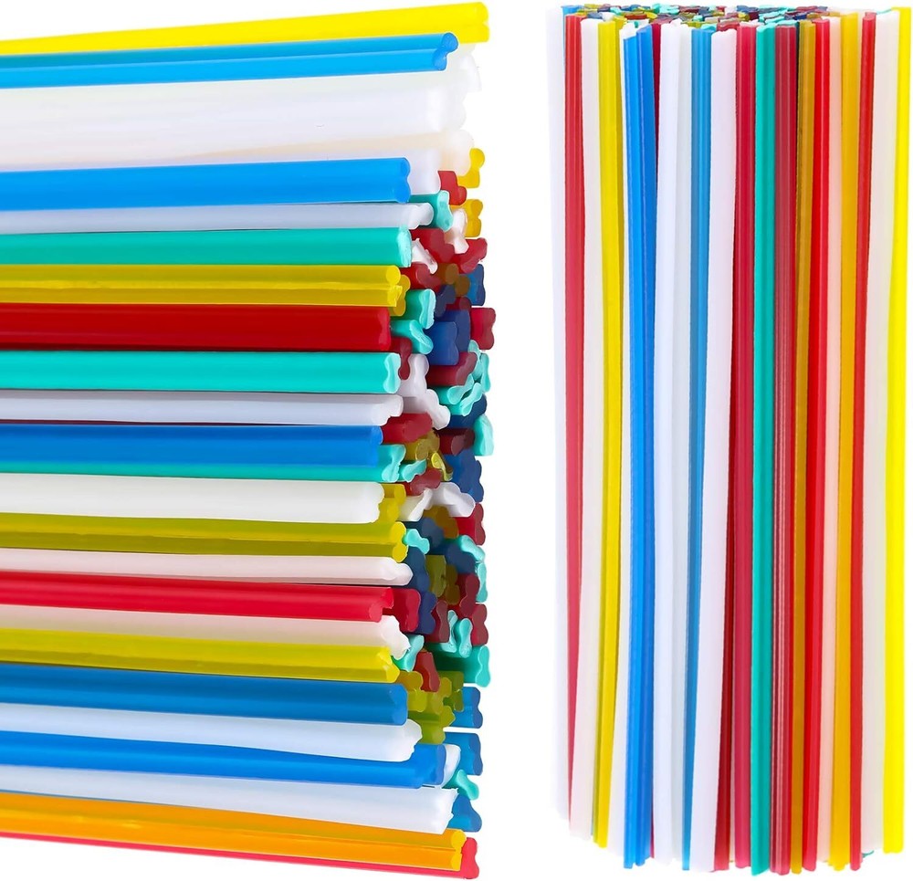 100 Pieces Plastic Welding Rods 7.9 Inch PP/PVC/PPR Plastic Welder Repair Rods f