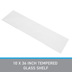 SSWBasics Tempered Glass Shelf – Set of 2 – Stylish & Sturdy Floating Shelves