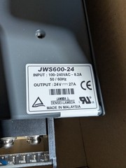 TDK Lambda JWS600-24 AC DC open frame switching Power Supply w/ 27A output #P19