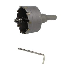AUTOTOOLHOME 2 Inch Metal Hole Saw 50mm Tooth Carbide Tipped TCT Silver