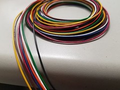 28 AWG Gauge Stranded Hook Up Wire Kit (5 ft) Ea 8 Color UL1007 300 Volt