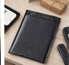 1000 #0 6×10 Black Poly Bubble Padded Envelopes Mailers Shipping Case 6″x10″