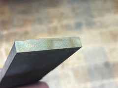 420 Stainless steel flat bar stock .30 x 2″ x 14.5″ cut off heat treated