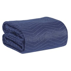 12 Moving Packing Blankets 80″x72″ (35 lb/dz) Shipping Furniture Pads Dark Blue