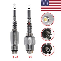 KAVO Style Dental Fiber Optic LED High Speed Handpiece / Quick Coupler 4/6 Holes