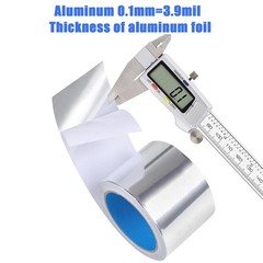 3 Inch x 65 Feet Aluminum Foil Tape for HVAC – High-Temperature Heavy Duty Use