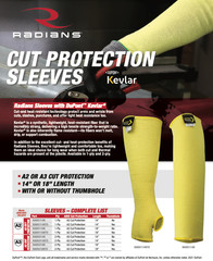 Cut/Scratch/Heat/Slash Resistant Arm Sleeves-18″(Made with 100% DuPont™ Kevlar®)
