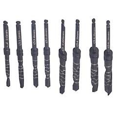 1Pc Dental Drills Implant Conical Drills Titanium Coated Black 2.0 mm – 5.2 mm