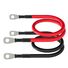 6 AWG Battery Cables 6 Gauge Battery Power Inverter Cable with 5/16 Inch Tinn…