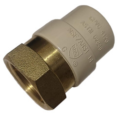 5 Pcs. 3/4″ Female NPT x 3/4″ CPVC Adapter, Lead Free, 3/4″ CPVC Female Adapter