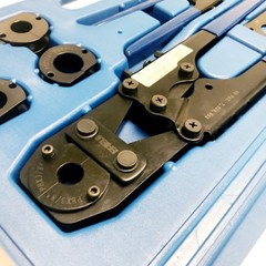 PEX Crimp Crimper Tool Kit with Decrimper for Pex Pipe 3/8″, 1/2″, 5/8″ & 3/4″