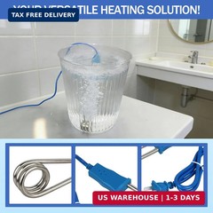 2-Pack Immersion Water Heater, 1500W 110V Portable Submersible Electric Heater f