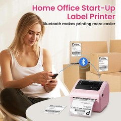 4×6 Printer Bluetooth Shipping Label Printer for Thermal Label USPS UPS FedEx