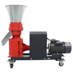 Chicken Feed Pellet Mill Machine arm Feed Granulator 4-Head Rollers 220V 1Phase