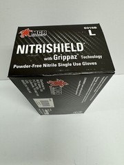 MCR Saftey 6 Mil Nitrile Disposable Gloves 6016BL 100PK W/ Full Texture Grip