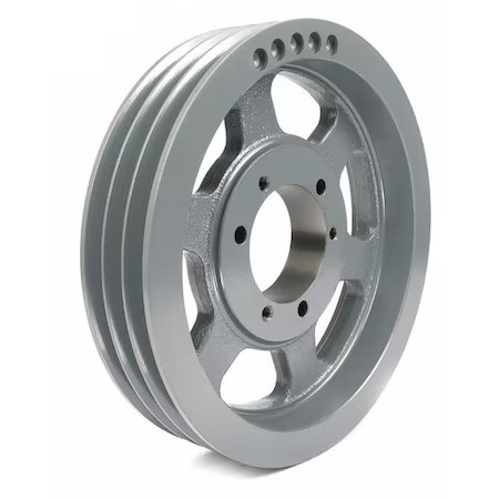 Zoro Select 5V1183 1/2 In To 2-15/16 In Quick Detachable Bushed Bore 3 Groove,