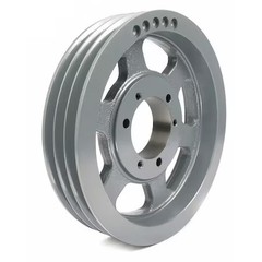 Zoro Select 5V1183 1/2 In To 2-15/16 In Quick Detachable Bushed Bore 3 Groove,
