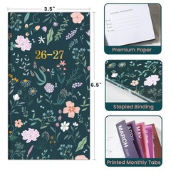 2 Years Monthly Planner 2026-2027, Jan 2026 – Dec 2027. 3.8″ x 6.3″ Pocket Calen